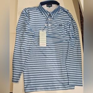 New Prodoh Kids Blue Striped Polo Shirt
